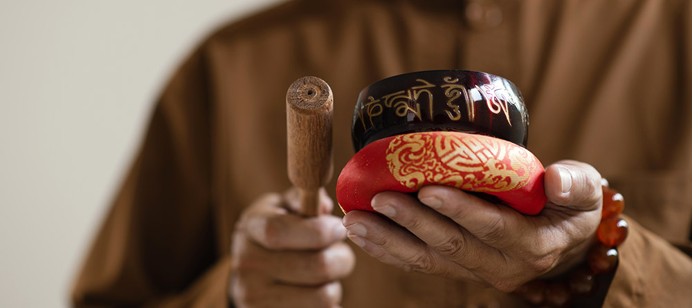 A Tibetan Singing Bowl Made of Copper